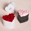 Luxury Mothers Day Gift Roses Soap Packaging Boxes Mom Heart Shape Flower Box Custom Bouquet Heart Box for Flowers
