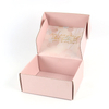 Custom Design Mailer Postal Corrugated Cardboard Mailer Packaging Boxes Folding Corrugated Paper Clothing Delivery Gift Box