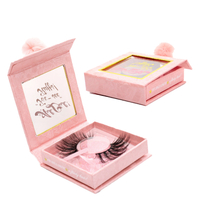 Customized Mink 3d Paper Eyelashes Gift Paper Packaging Empty Cosmetic Lash Vendor Box Custom Eyelash Box with Logo