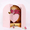 New Valentine's Day Surprise Metal Buckle Double Open Preserved Rose Flower Chocolate Gift Packaging Box