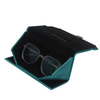 New Style Velvet Foldable Sunglasses Gift Packaging Box Flip Lid Glasses Case with Custom Logo Wholesale